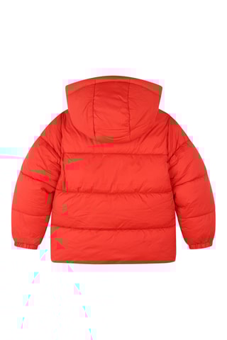 Gewatteerde Jas met Capuchon - Rood