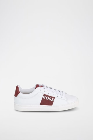 Zapatillas de piel - Blanco - Boss