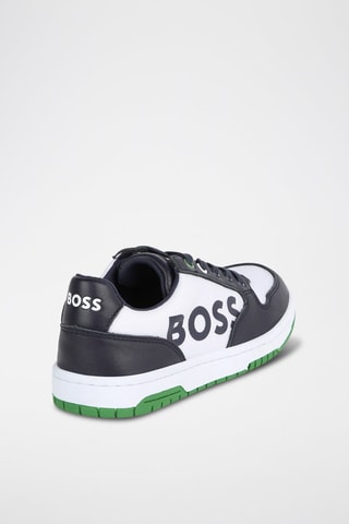 Zapatillas de piel - Azul marino - Boss