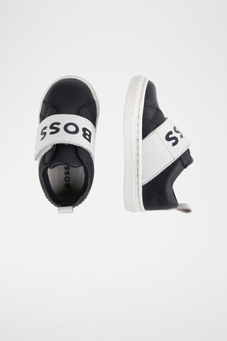 Sapatilhas em couro - Azul  - Boss