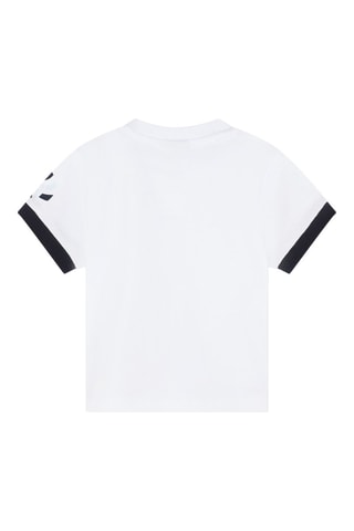 Tuinbroek en T-shirt - Blauw en Wit - Boss