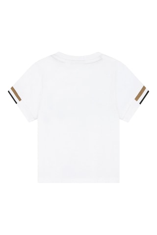 T-shirt en Bermuda - Wit en Bruin - Boss