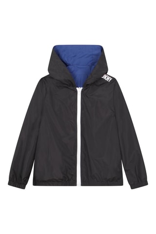 Dubbelzijdig en Waterafstotend Windjack Blauw en Zwart - DKNY