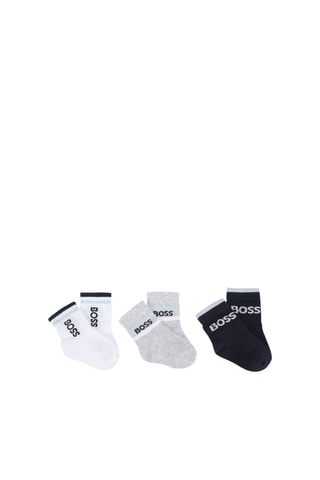 3 paar sokken - Grijs en Blauw - Boss