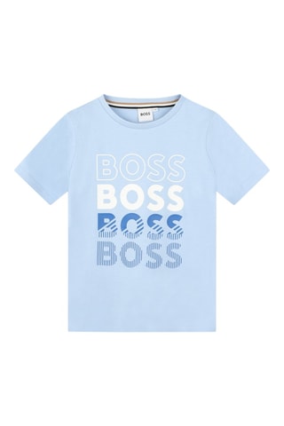 T-shirt - Hemelsblauw - Boss