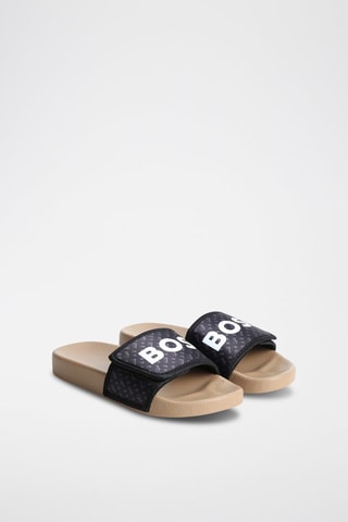 Chinelos - Bege e preto  - Boss