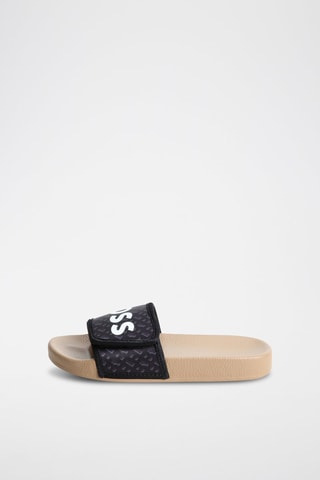 Chinelos - Bege e preto  - Boss