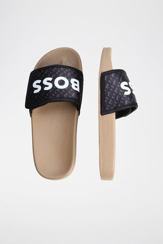 Chinelos - Bege e preto  - Boss