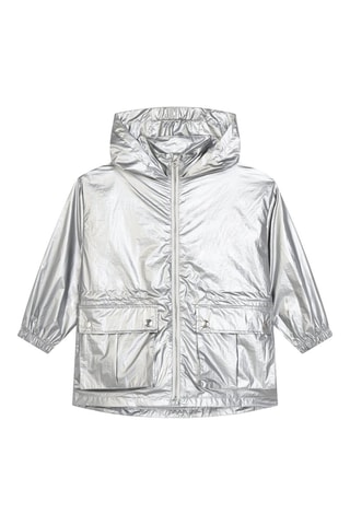 Corta-vento com capuz - Prateado - Marc Jacobs