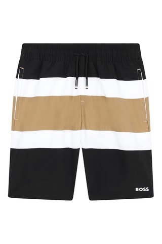 Calções de banho - Preto e branco  - Boss