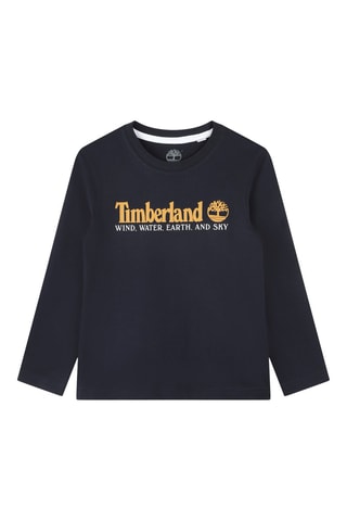 Biologisch Katoenen T-shirt - Marineblauw - Timberland