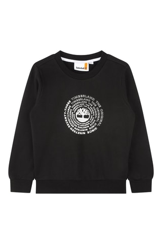 Sweat em algodão biológico - Preto e branco