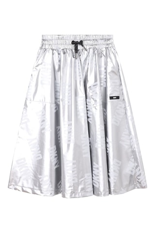 Saia midi - Prateado - DKNY