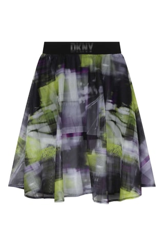 Saia - Preto e violeta - DKNY