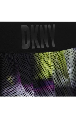 Saia - Preto e violeta - DKNY