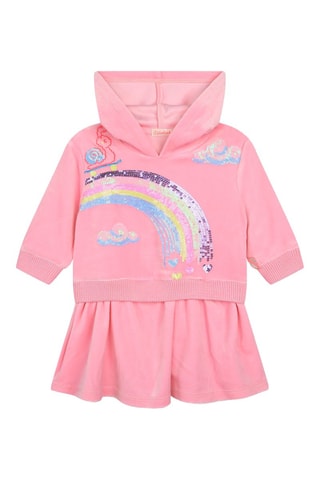 Vestido em veludo - Malva