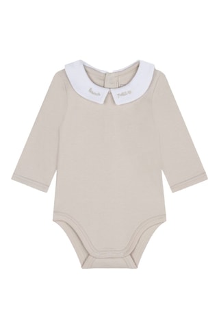 Biologisch Katoenen Bodysuit - Taupe - Carrément Beau