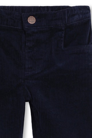 Velours Broek - Donkerblauw - Carrément Beau