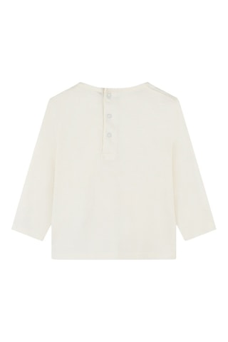 T-shirt em algodão biológico - Branco - Billieblush