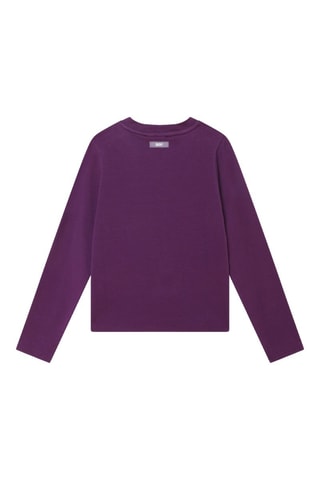 T-shirt em algodão biológico - Violeta - DKNY