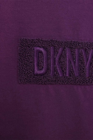 T-shirt em algodão biológico - Violeta - DKNY
