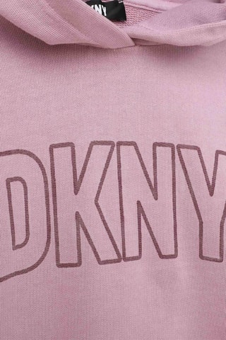 Sweat com capuz - Rosa - DKNY