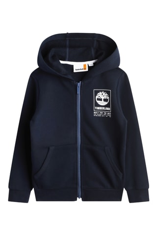 Sweat com capuz em algodão biológico - Azul-noite - Timberland