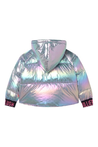 Blusão com capuz - Prateado