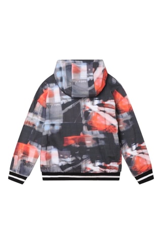 Sweat com capuz - Preto e vermelho - DKNY