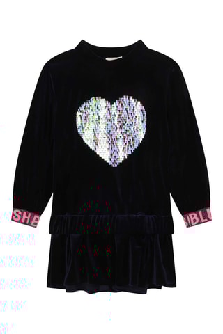 Vestido em veludo - Preto