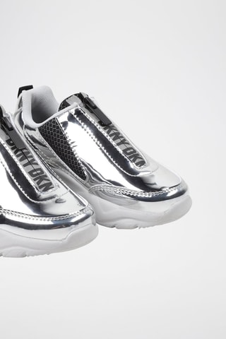 Sapatilhas com plataforma - Prateado - DKNY
