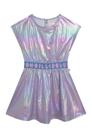 Jurk Zilverkleurig en Turquoise - Billieblush