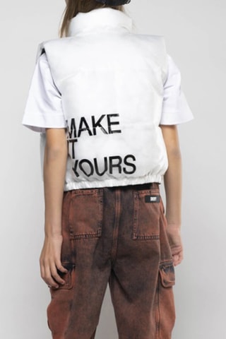 Colete acolchoado reversível - Preto - DKNY