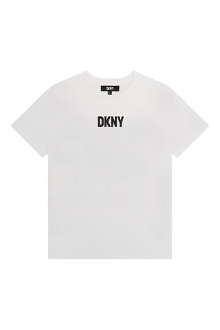 Biologisch Katoenen T-shirt - Wit - DKNY