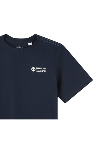 Biologisch Katoenen T-shirt - Marineblauw