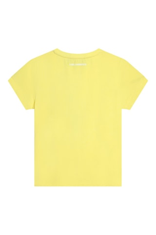 T-shirt em algodão biológico - Amarelo