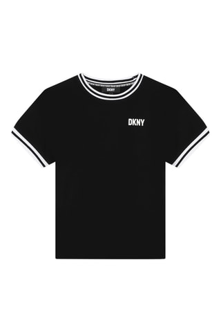 Biologisch Katoenen T-shirt - Zwart - DKNY