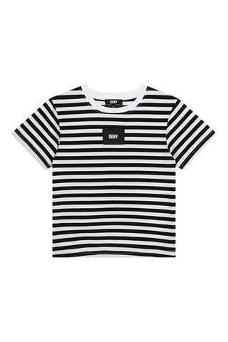 T-shirt - Wit en Zwart - DKNY
