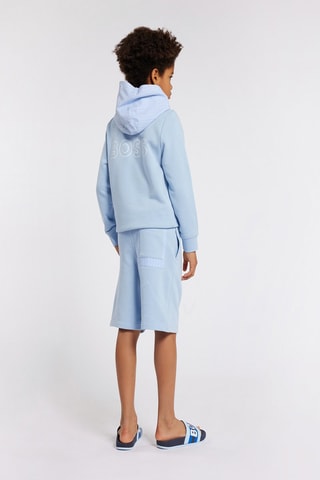 T-shirt en Bermuda - Wit en Hemelsblauw - Boss