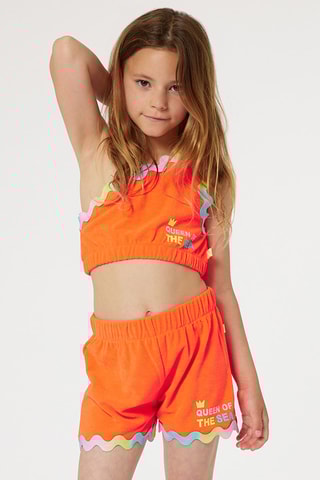 Top deportivo asimétrico - Rojo