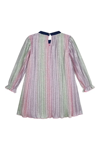 Vestido plisado - Multicolor