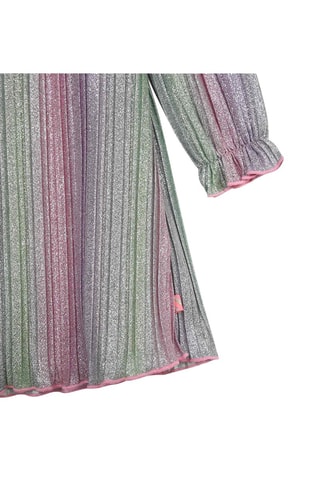 Vestido plisado - Multicolor