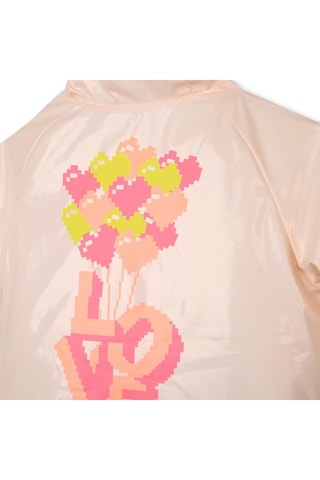 Impermeable con capucha - Rosa