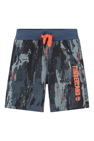 Camiseta y short tie-dye - Blanco y azul cobalto - Timberland