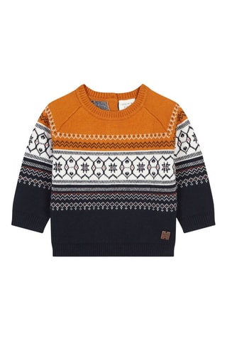 Jersey de algodón orgánico - Naranja - Carrément Beau