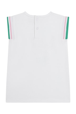 Vestido sin mangas de algodón orgánico - Blanco