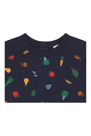 Sudadera de algodón orgánico - Azul marino - Carrément Beau