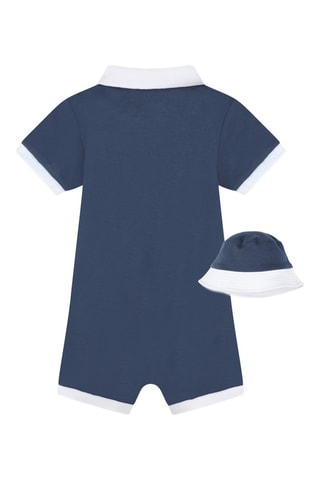 Gorro bucket y mono de algodón orgánico - Azul marino - Timberland