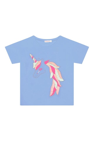 Camiseta - Celeste - Billieblush