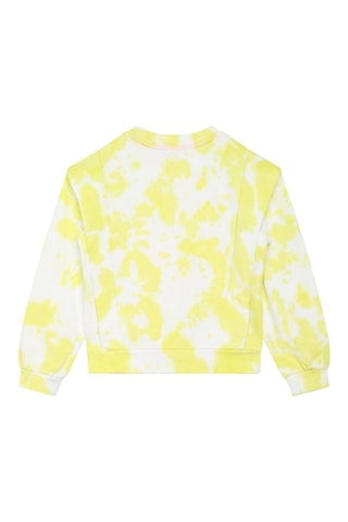 Sudadera tie-dye - Blanco y amarillo - Billieblush